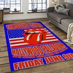 band the rolling stones music carpet rectangle area rug for living room bedroom decor dark room trs10