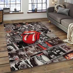 Band The Rolling Stones Music Carpet Rectangle Area Rug For Living Room Bedroom Decor TRS12