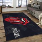 band the rolling stones music carpet rectangle area rug for living room bedroom decor dark room trs14