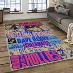 band the rolling stones music carpet rectangle area rug for living room bedroom decor dark room trs23