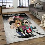 band the rolling stones music carpet rectangle area rug for living room bedroom decor dark room trs26
