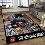 band the rolling stones music carpet rectangle area rug for living room bedroom decor dark room trs28