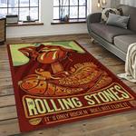 band the rolling stones music carpet rectangle area rug for living room bedroom decor dark room trs52