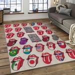 band the rolling stones music carpet rectangle area rug for living room bedroom decor dark room trs59