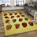 band the rolling stones music carpet rectangle area rug for living room bedroom decor dark room trs61