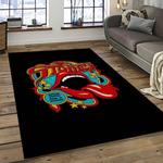 band the rolling stones music carpet rectangle area rug for living room bedroom decor dark room trs74