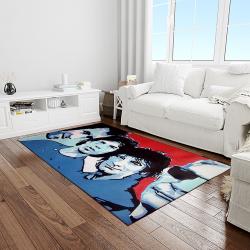 band the rolling stones music carpet rectangle area rug for living room bedroom decor light room trs06