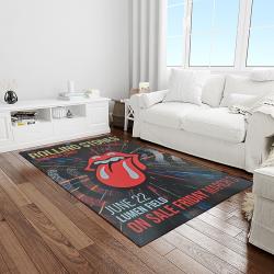 band the rolling stones music carpet rectangle area rug for living room bedroom decor light room trs09