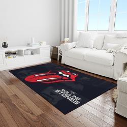 band the rolling stones music carpet rectangle area rug for living room bedroom decor light room trs14