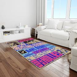 band the rolling stones music carpet rectangle area rug for living room bedroom decor light room trs23