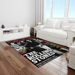 band the rolling stones music carpet rectangle area rug for living room bedroom decor light room trs37