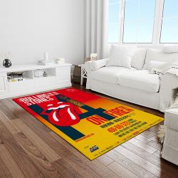 band the rolling stones music carpet rectangle area rug for living room bedroom decor light room trs39