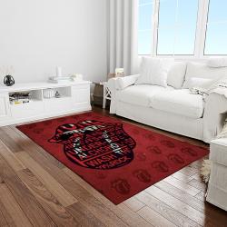 band the rolling stones music carpet rectangle area rug for living room bedroom decor light room trs41