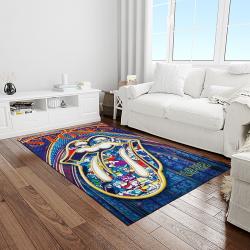 band the rolling stones music carpet rectangle area rug for living room bedroom decor light room trs42