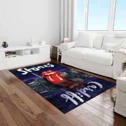 band the rolling stones music carpet rectangle area rug for living room bedroom decor light room trs43