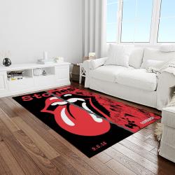 band the rolling stones music carpet rectangle area rug for living room bedroom decor light room trs62