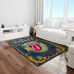 band the rolling stones music carpet rectangle area rug for living room bedroom decor light room trs68