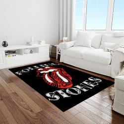 band the rolling stones music carpet rectangle area rug for living room bedroom decor light room trs72