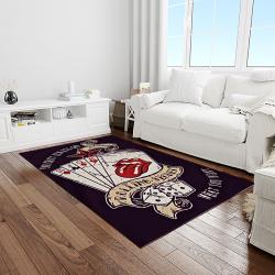 band the rolling stones music carpet rectangle area rug for living room bedroom decor light room trs75