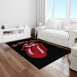 band the rolling stones music carpet rectangle area rug for living room bedroom decor light room trs78