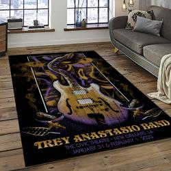 Band Trey Anastasio Music Concert Music Carpet Rectangle Area Rug TA07