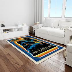band trey anastasio music concert music carpet rectangle area rug light room ta06