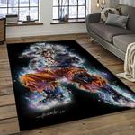 goku characters cartoon movie carpet rectangle area rug for living room bedroom decor dark room gku10