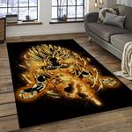 goku characters cartoon movie carpet rectangle area rug for living room bedroom decor dark room gku12