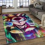 goku characters cartoon movie carpet rectangle area rug for living room bedroom decor dark room gku18