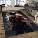 goku characters cartoon movie carpet rectangle area rug for living room bedroom decor dark room gku21