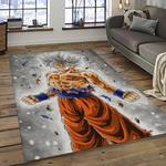 goku characters cartoon movie carpet rectangle area rug for living room bedroom decor dark room gku28
