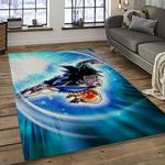 goku characters cartoon movie carpet rectangle area rug for living room bedroom decor dark room gku3