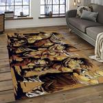goku characters cartoon movie carpet rectangle area rug for living room bedroom decor dark room gku32