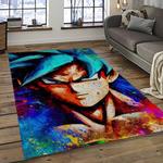 goku characters cartoon movie carpet rectangle area rug for living room bedroom decor dark room gku34