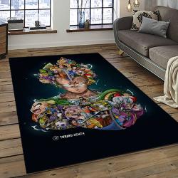 GOKU Characters Cartoon Movie Carpet Rectangle Area Rug For Living Room Bedroom Decor GKU36