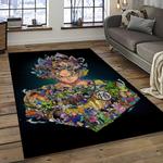 goku characters cartoon movie carpet rectangle area rug for living room bedroom decor dark room gku40
