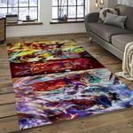 goku characters cartoon movie carpet rectangle area rug for living room bedroom decor dark room gku42