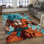 goku characters cartoon movie carpet rectangle area rug for living room bedroom decor dark room gku45