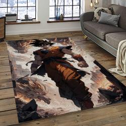 GOKU Characters Cartoon Movie Carpet Rectangle Area Rug For Living Room Bedroom Decor GKU47