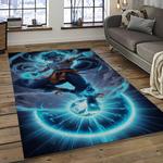 goku characters cartoon movie carpet rectangle area rug for living room bedroom decor dark room gku51