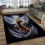 goku characters cartoon movie carpet rectangle area rug for living room bedroom decor dark room gku53