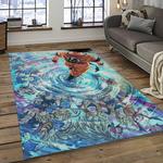 goku characters cartoon movie carpet rectangle area rug for living room bedroom decor dark room gku66