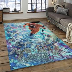 GOKU Characters Cartoon Movie Carpet Rectangle Area Rug For Living Room Bedroom Decor GKU66