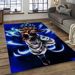 goku characters cartoon movie carpet rectangle area rug for living room bedroom decor dark room gku68