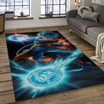 goku characters cartoon movie carpet rectangle area rug for living room bedroom decor dark room gku69