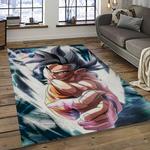 goku characters cartoon movie carpet rectangle area rug for living room bedroom decor dark room gku7