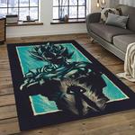 goku characters cartoon movie carpet rectangle area rug for living room bedroom decor dark room gku73