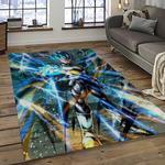 goku characters cartoon movie carpet rectangle area rug for living room bedroom decor dark room gku83