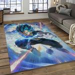 goku characters cartoon movie carpet rectangle area rug for living room bedroom decor dark room gku90