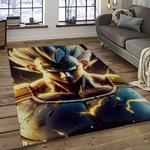 goku characters cartoon movie carpet rectangle area rug for living room bedroom decor dark room gku94